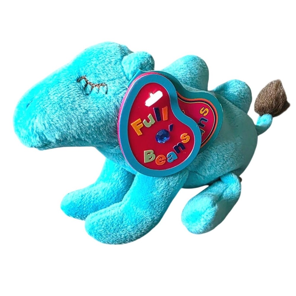 Avon Full O Beans Birthstone Camel Teal Blue September Sapphire 1999 Plush